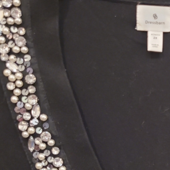 Cardigan Sweater 2x by Dress Barn bling - Picture 3 of 3